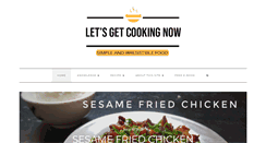 Desktop Screenshot of letsgetcookingnow.com